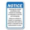 Signmission Safety Sign, 12 in Height, Aluminum, Security Check - Notice A-1218 Security Check - Notice - alternate 1